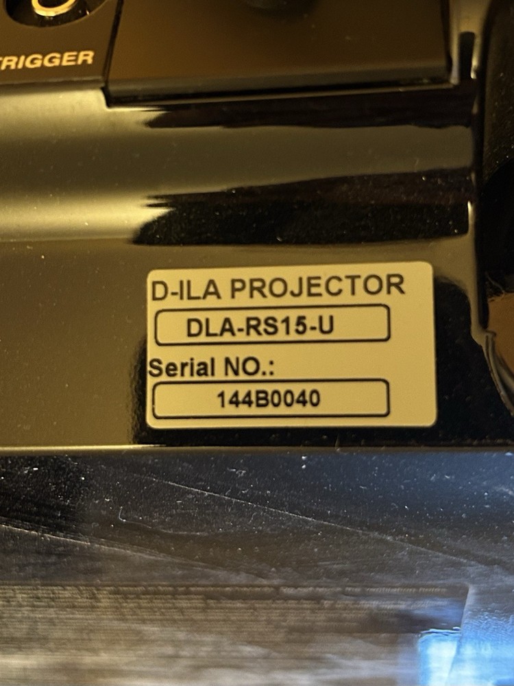 JVC ReferenceSeries D-ILA Projector Model DLA-RS15-U With Ceiling Mount