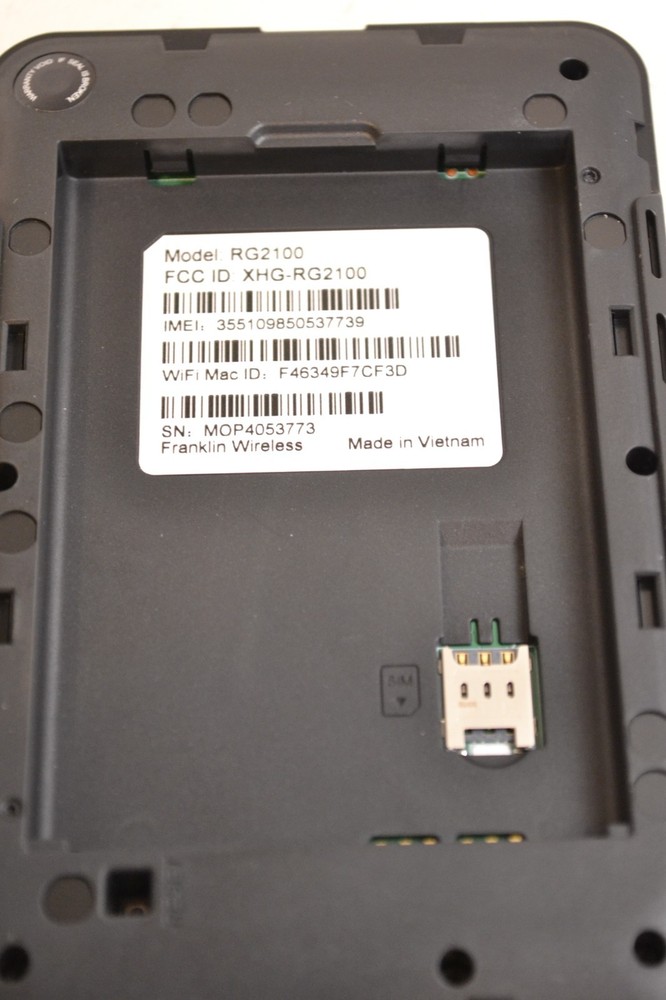 Franklin Wireless JeXstream Model: RG2100