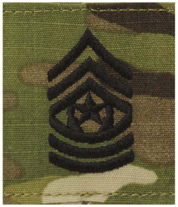 Vanguard ARMY GORTEX RANK: COMMAND SERGEANT MAJOR - OCP JACKET TAB