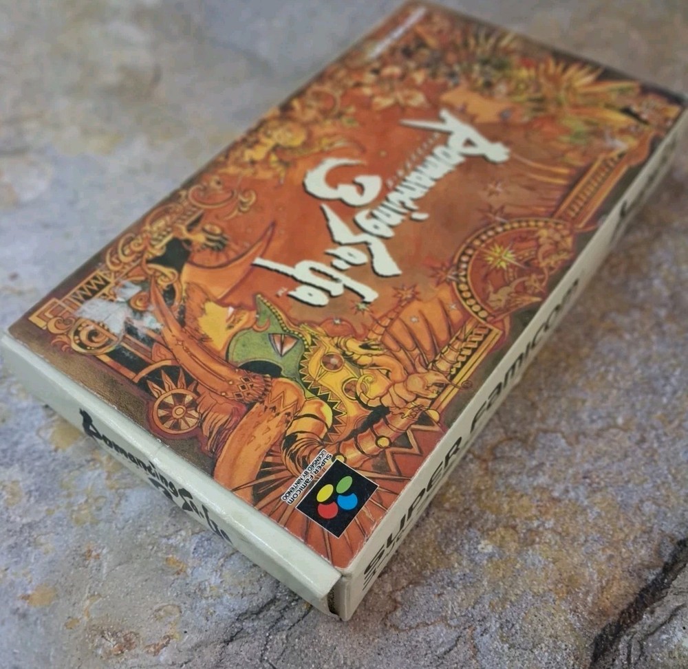 Romancing SaGa 3 Box + Inserts - Super Famicom **IMPORT, SEE DESC**