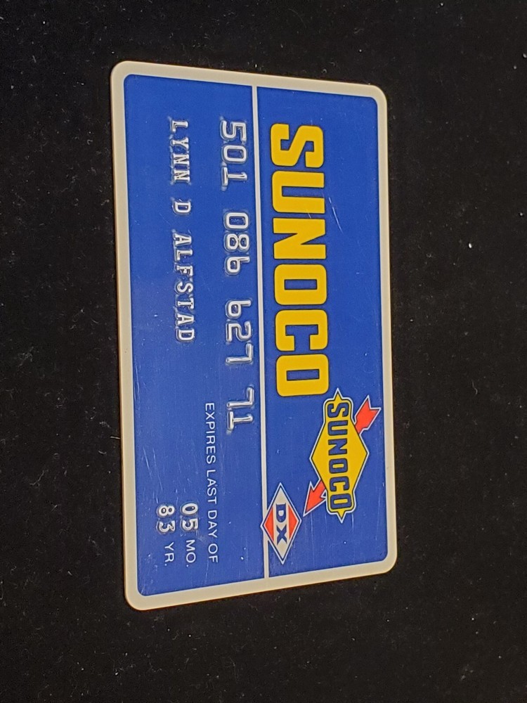 SUNOCO Credit Card ~ exp 1983 ~ our# cb532