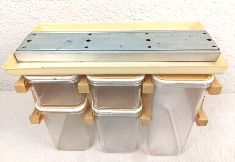 VTG Compact Under Shelf 5 Pull Out Bins Organizer Storage Drawer Cabinet