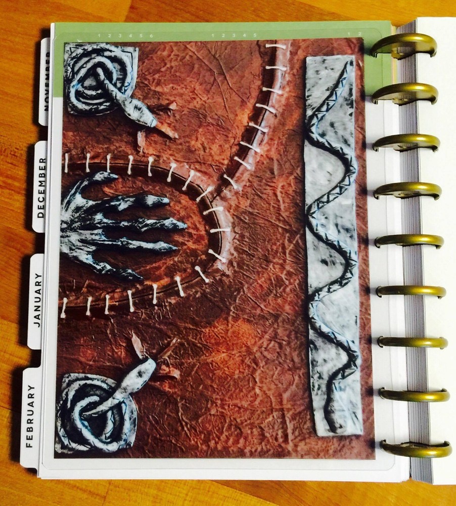 Hocus Pocus Inspired Spell Book 2 Sided DASHBOARD 4 use with Happy Planner