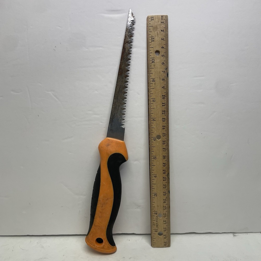 Jab Saw – 6.5" Blade – Orange/Black Handle – Used – Light Rust