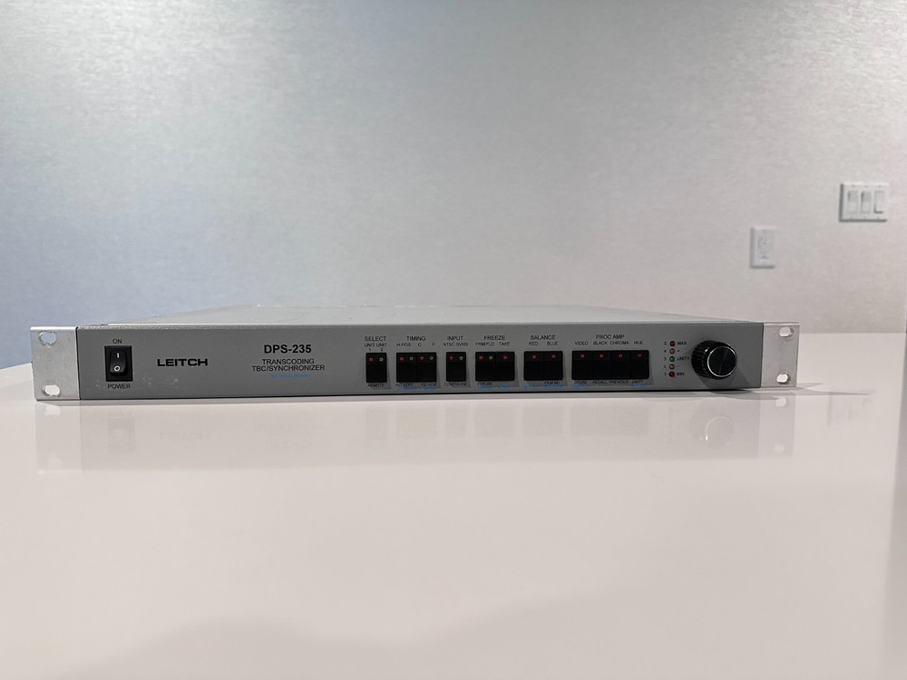 Leitch DPS-235 TRANSCODING TBC/SYNCHRONIZER - Used - Working