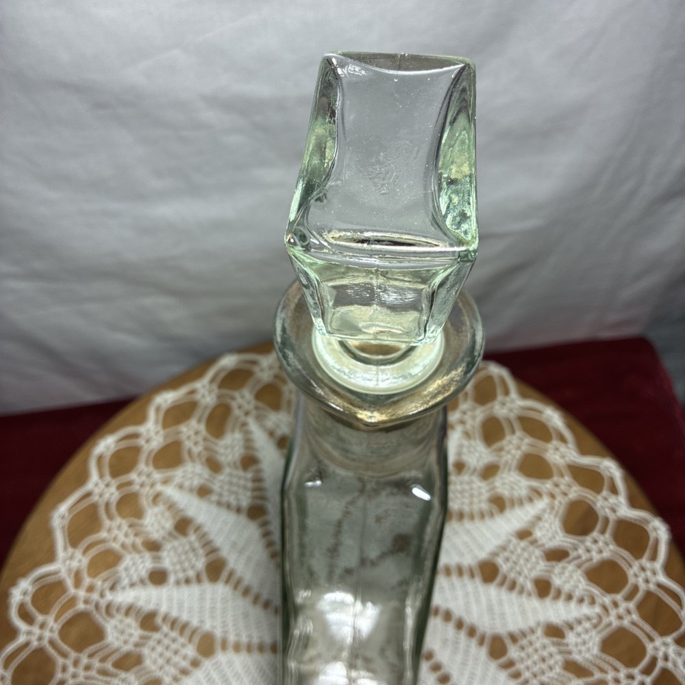 Unique Triangular Mid Century Liquor Bottle Marked 55 11 76