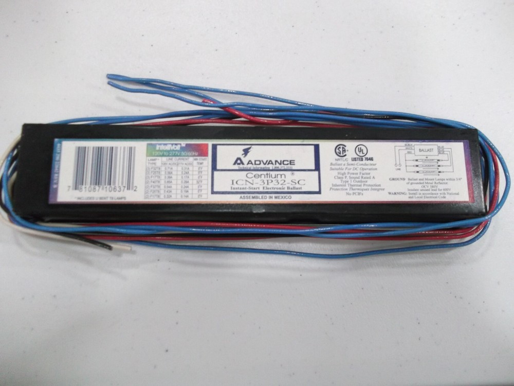 TESTED Philips Advance Centium Ballast ICN-3P32-SC