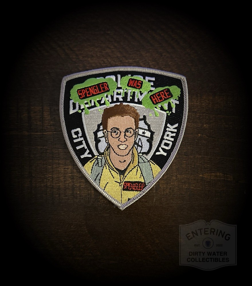 Egon Spengler Ghostbusters NYPD SLIMED Patch