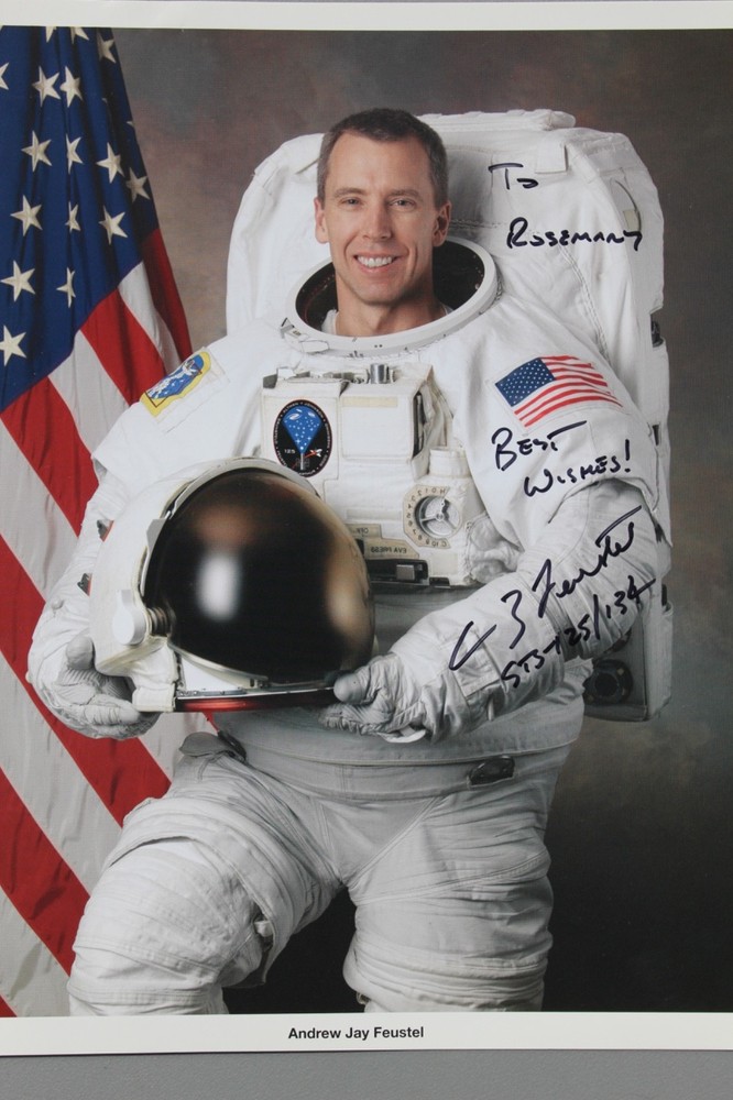 Astronaut Autograph - Space - Shuttle - Andrew Jay Feustel - Signed Inscribed