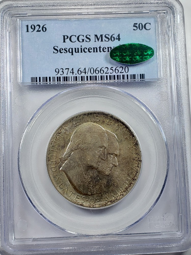 1926 PCGS & CAC MS64 Sesquicentennial Classic Commemorative Half