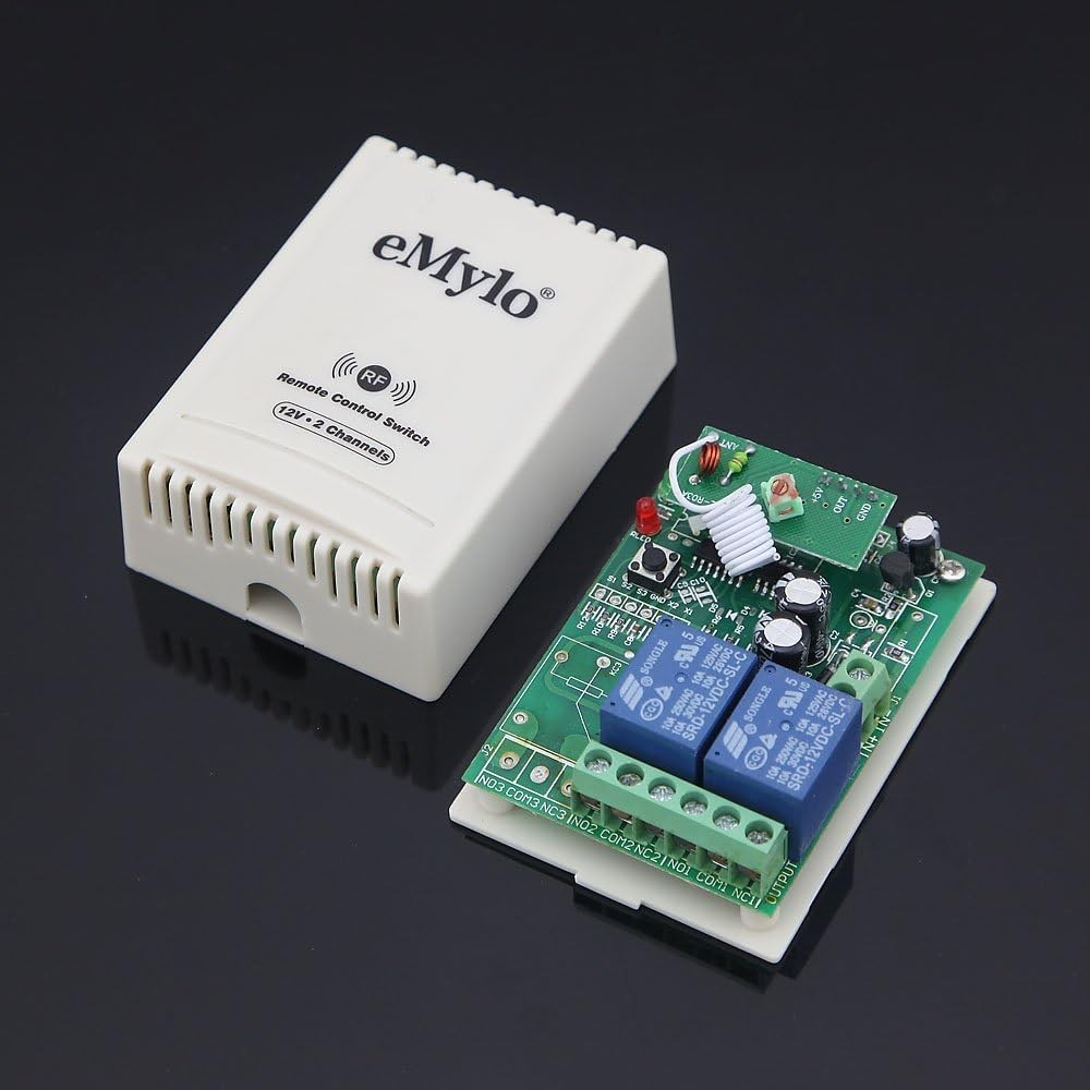 High-Sensitivity 2CH Wireless Relay Remote Control - Flexible Configuration