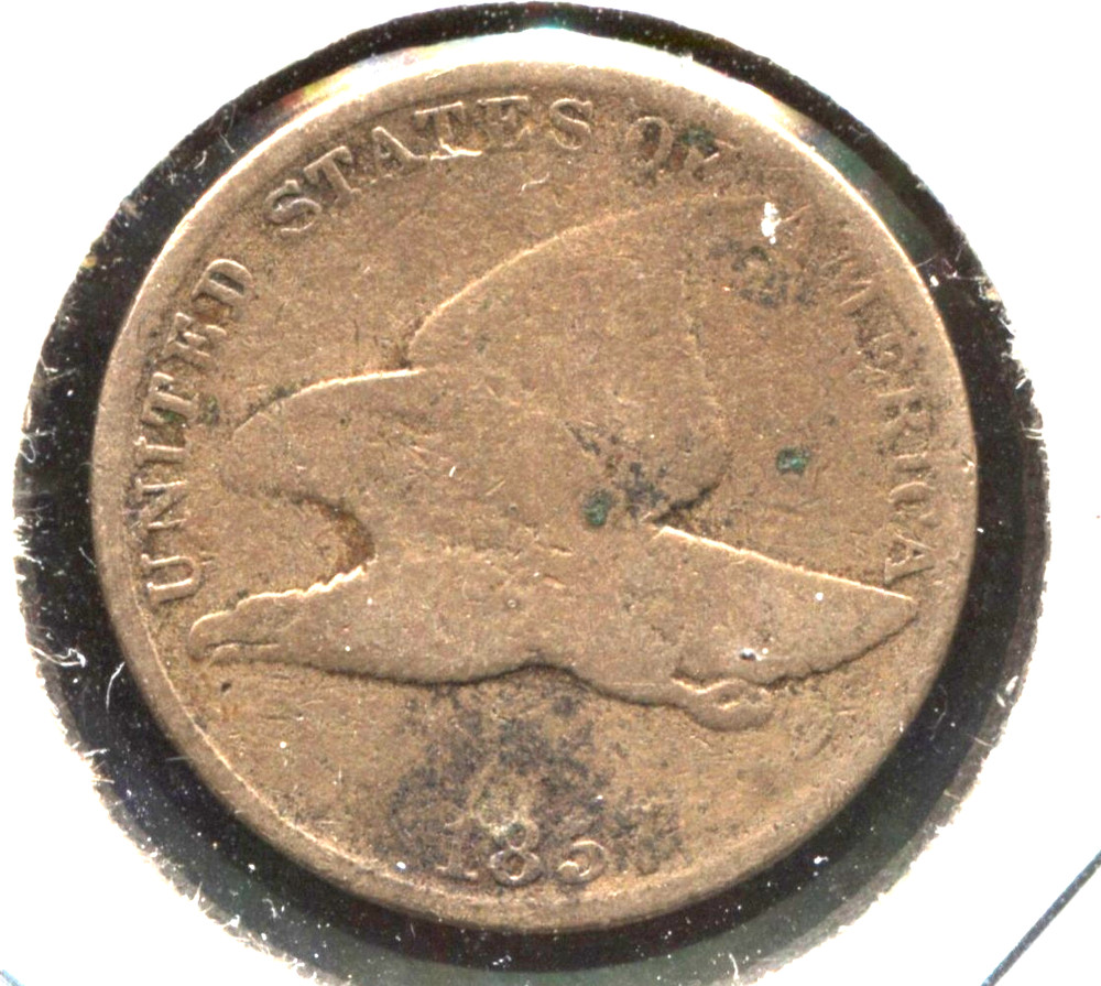 1857-Flying Eagle  Cent