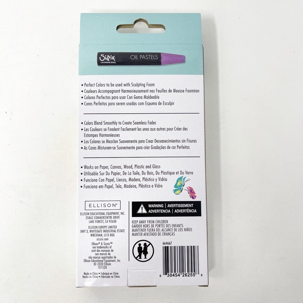 Sizzix Thinlits Cutting Dies Coral Wreath Beach Ocean Bundle & Oil Pastels NEW