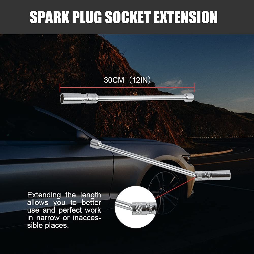 CMTOOL 14mm Spark Plug Socket Magnetic Thin Wall 14 mm 14MM