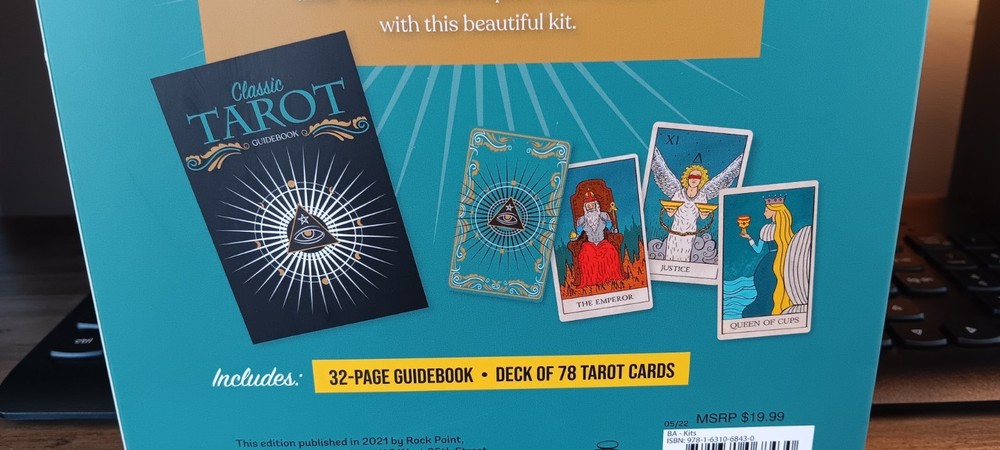 Classic Tarot Deck & Guidbook New - Open Box