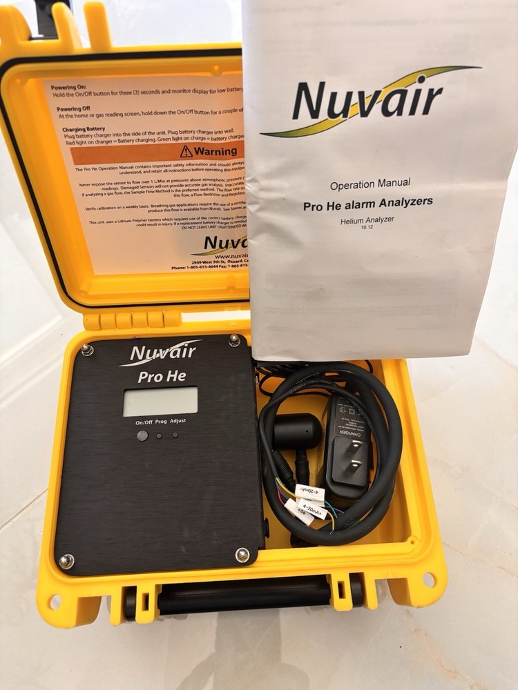 Nuvair Helium Analyzer