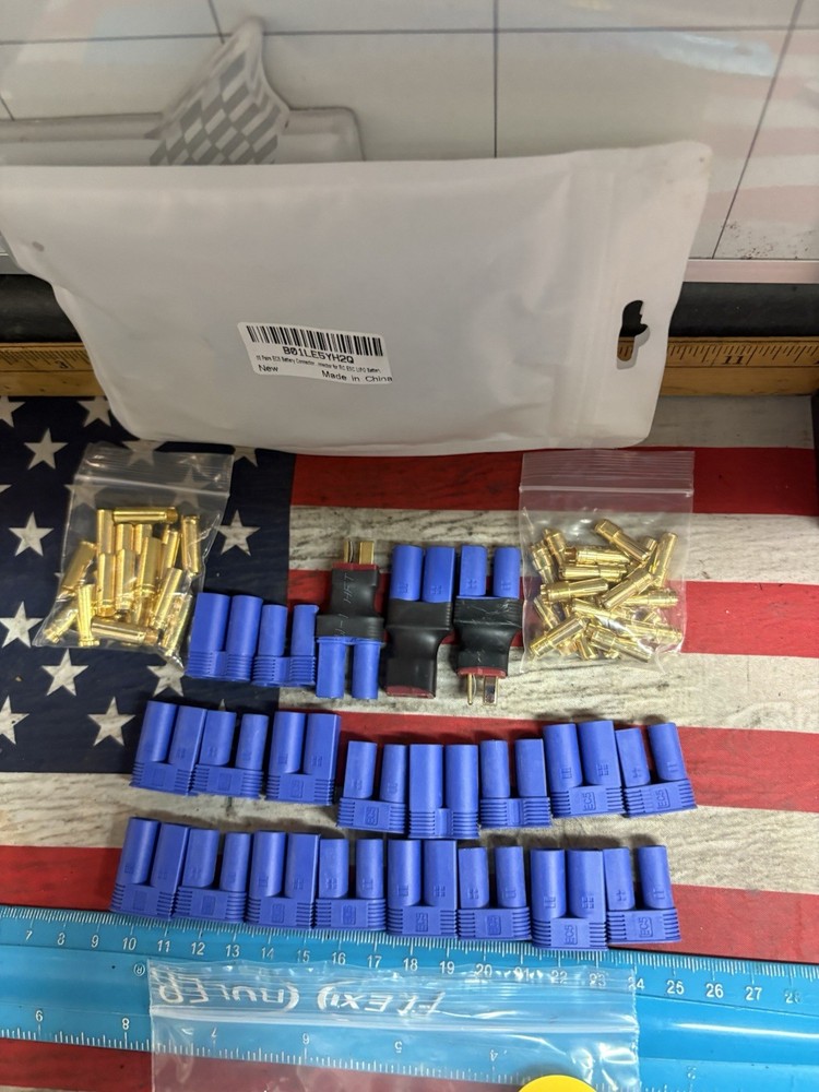 RC EC5 BATTERY CONNECTORS Lot: NEW