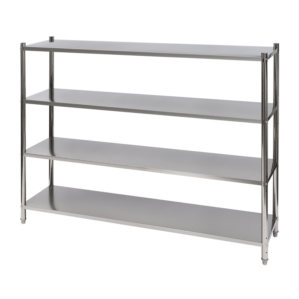 Stainless Steel Shelving, 4 Tier Adjustable Shelf Storage,Storage Assistant new