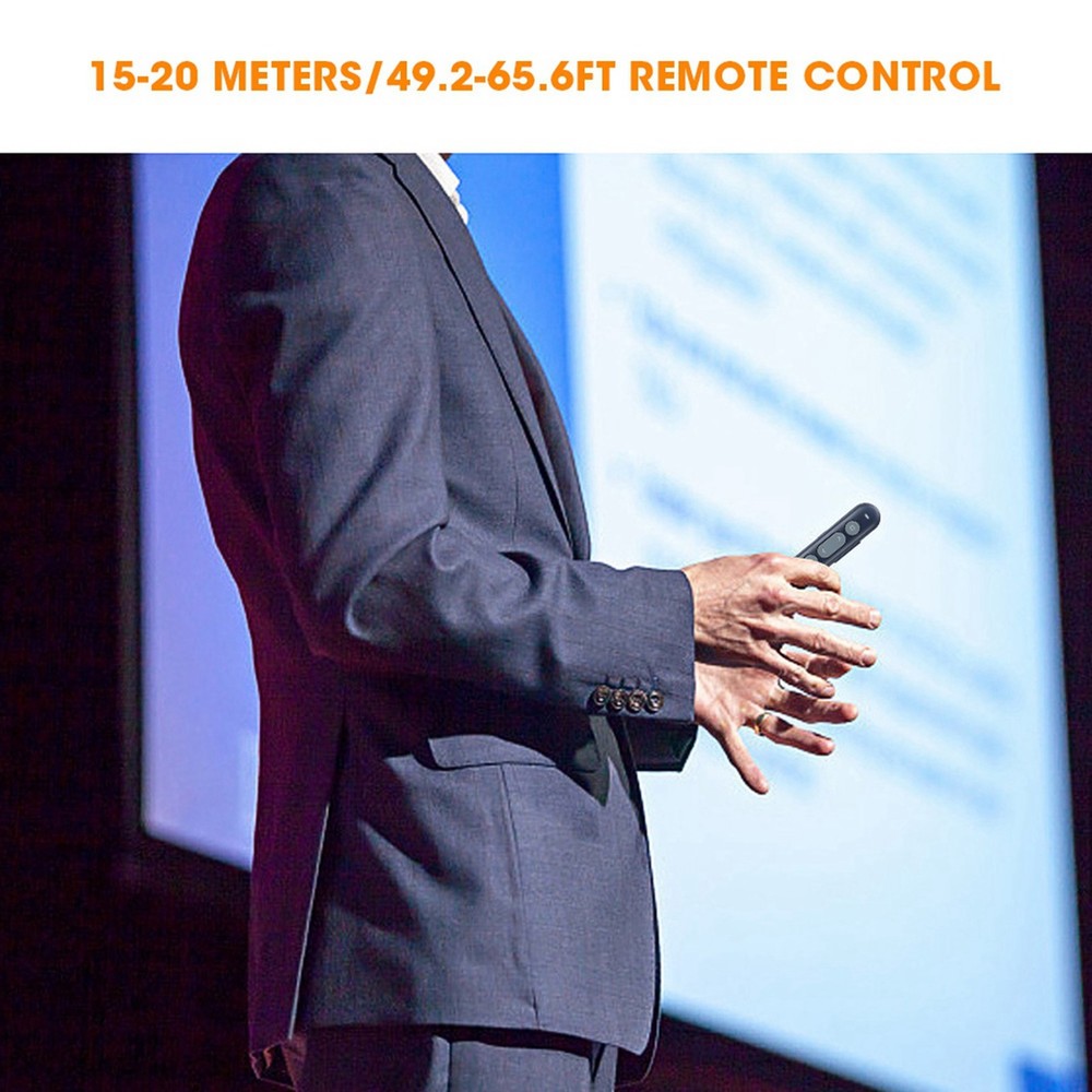 Wireless Presenter Power Point Mouse Clicker Pointer Presentation Remote Fit