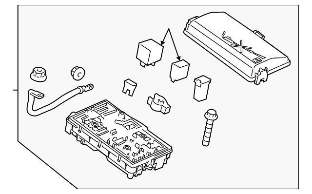 Genuine GM Front Compartment Fuse Block 94552224