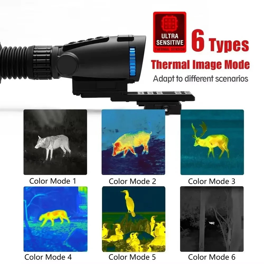 GRL335 Thermal Night Vision Rifle Scope 35mm Multi-Function One-Shot Zeroing