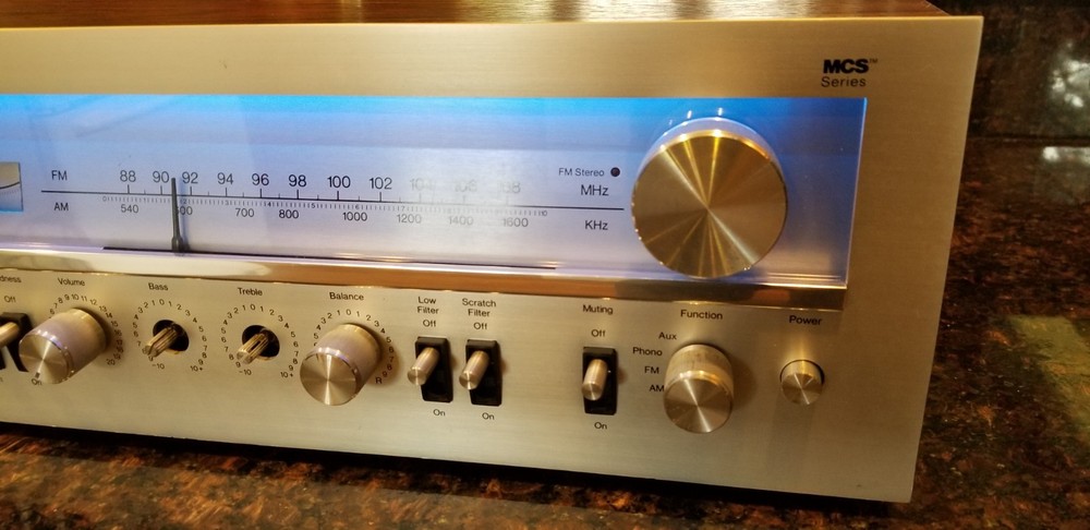 Vintage Modular Component Systems MCS 3223 Stereo Receiver tested