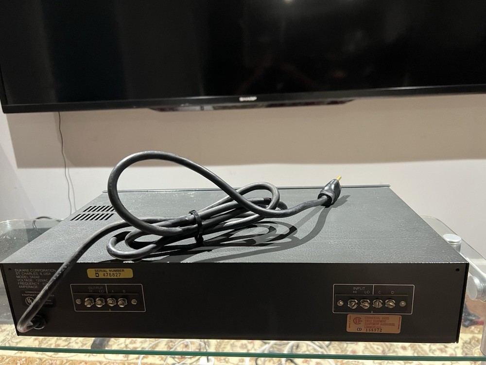 Vintage Dukane Equalizer Model 3A242