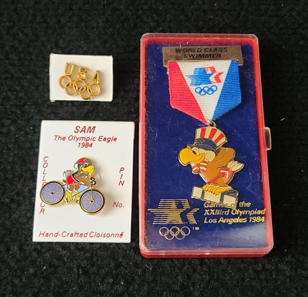 1984 Olympic Eagle SAM Collector Pins