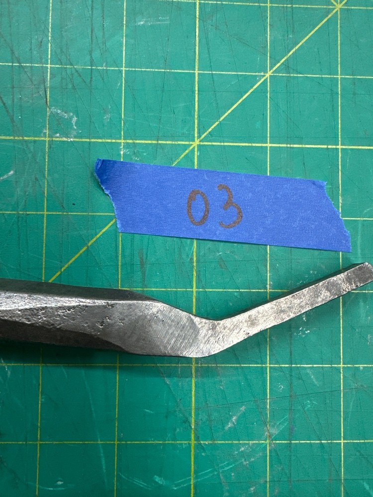 Vintage 7.5'' Long Bent Offset Chisel or Specialty Hand Tool for Woodworking