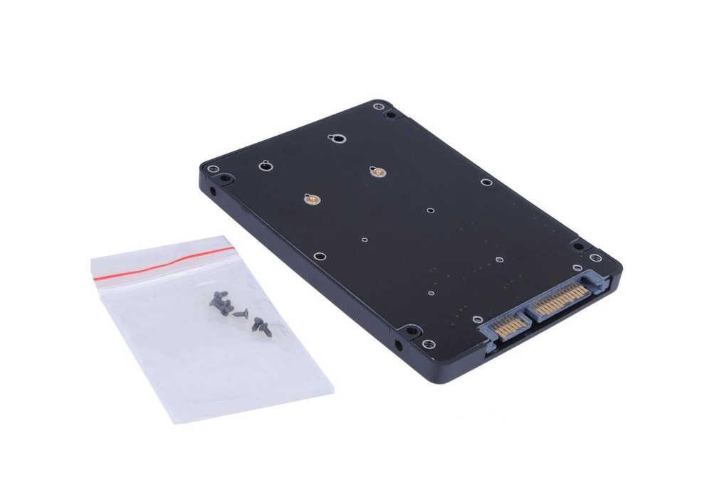2.5 Inch SATA to mSATA SSD Enclosure Converter Internal / External Adapter H