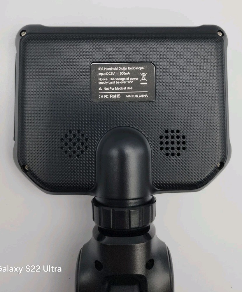 IPS Black 12V Handheld Digital Industrial Endoscope