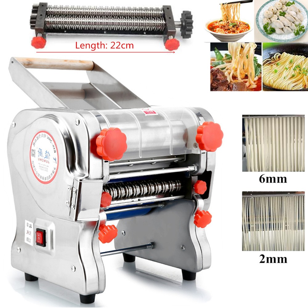 Electric Pasta Maker Noodle Machine Heavy Duty Dough Roller Pressing Machine