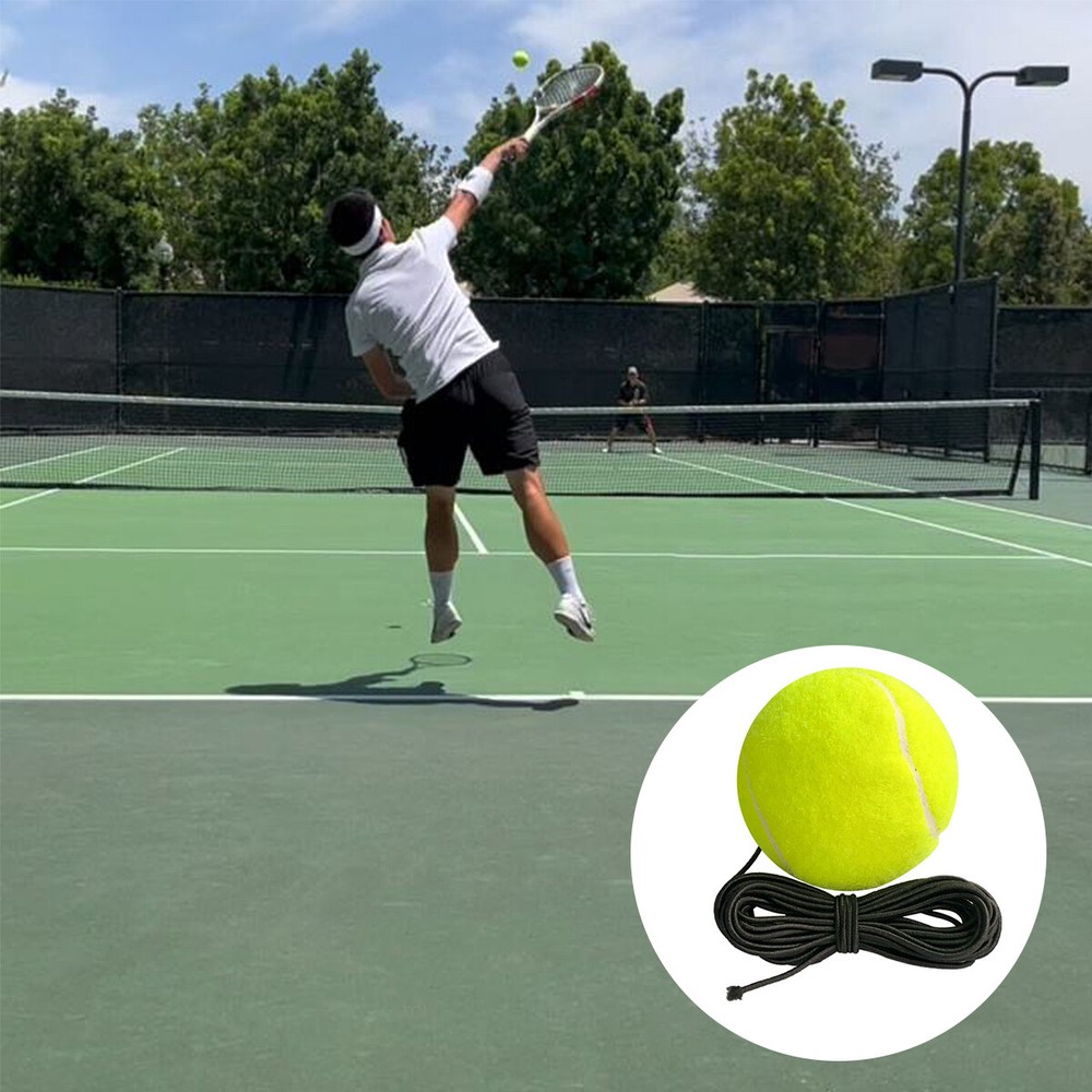 Outdoor Tennis Trainer Practice Rebound Ball Home Training Ball with String