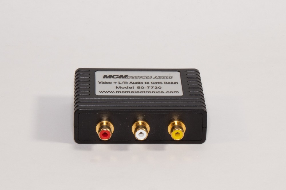 MCM Custom Audio 50-7730 L/R Audio Video Balun