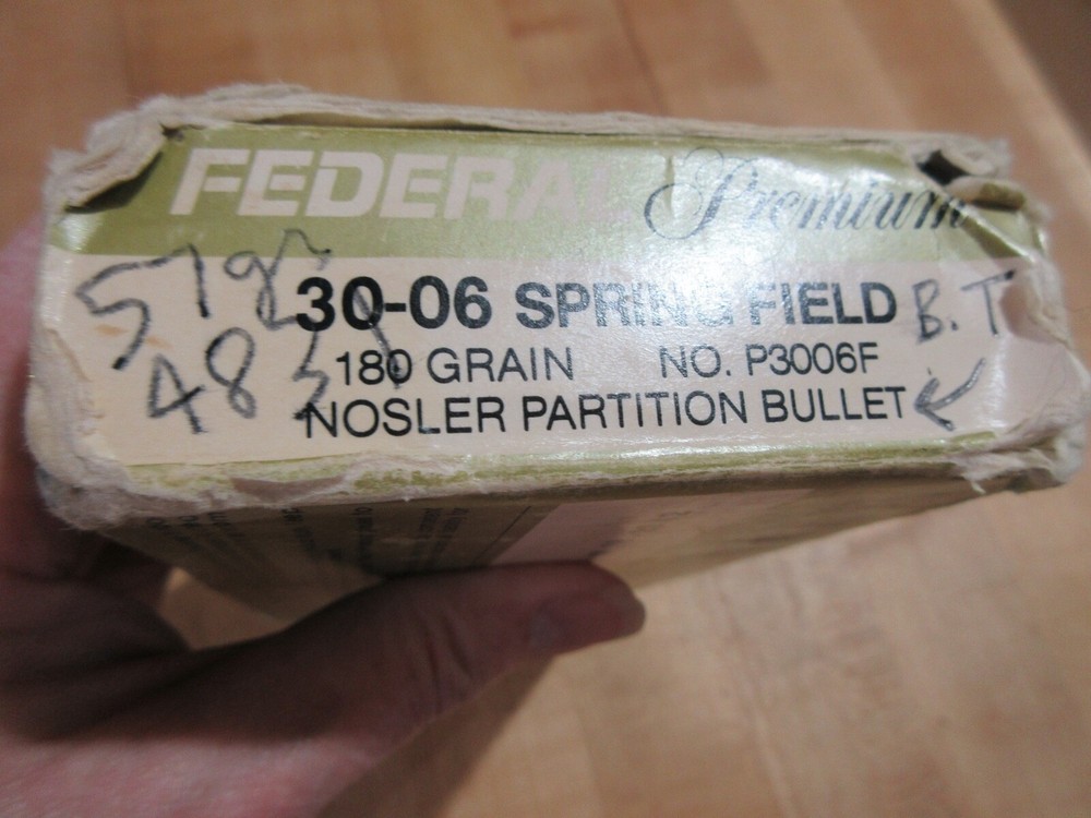 Empty Ammo Box Federal Premium 30-06 Springfield. with insert (W15) #25