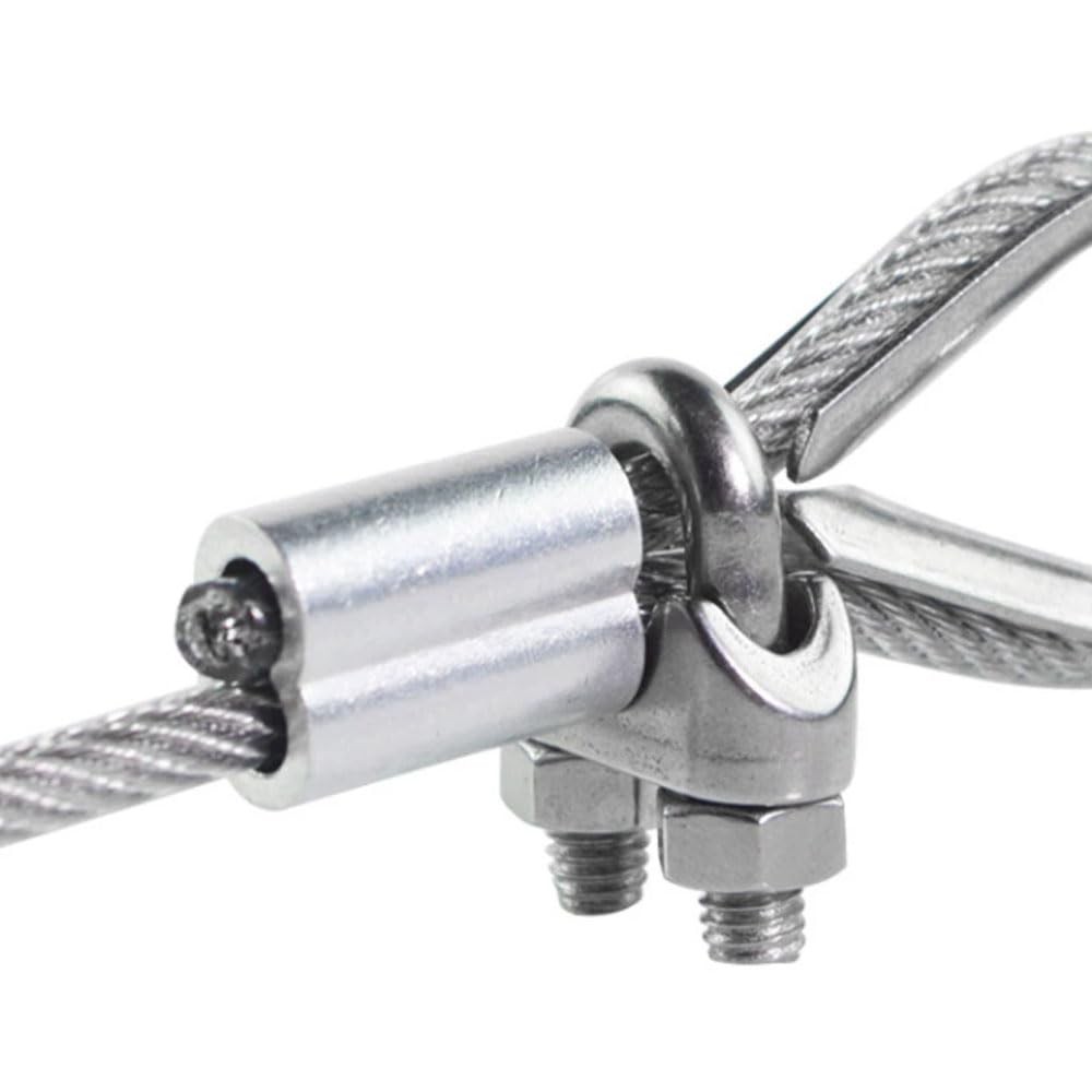 200 Pcs Aluminum Crimping Loop Sleeve 1/16 Inch