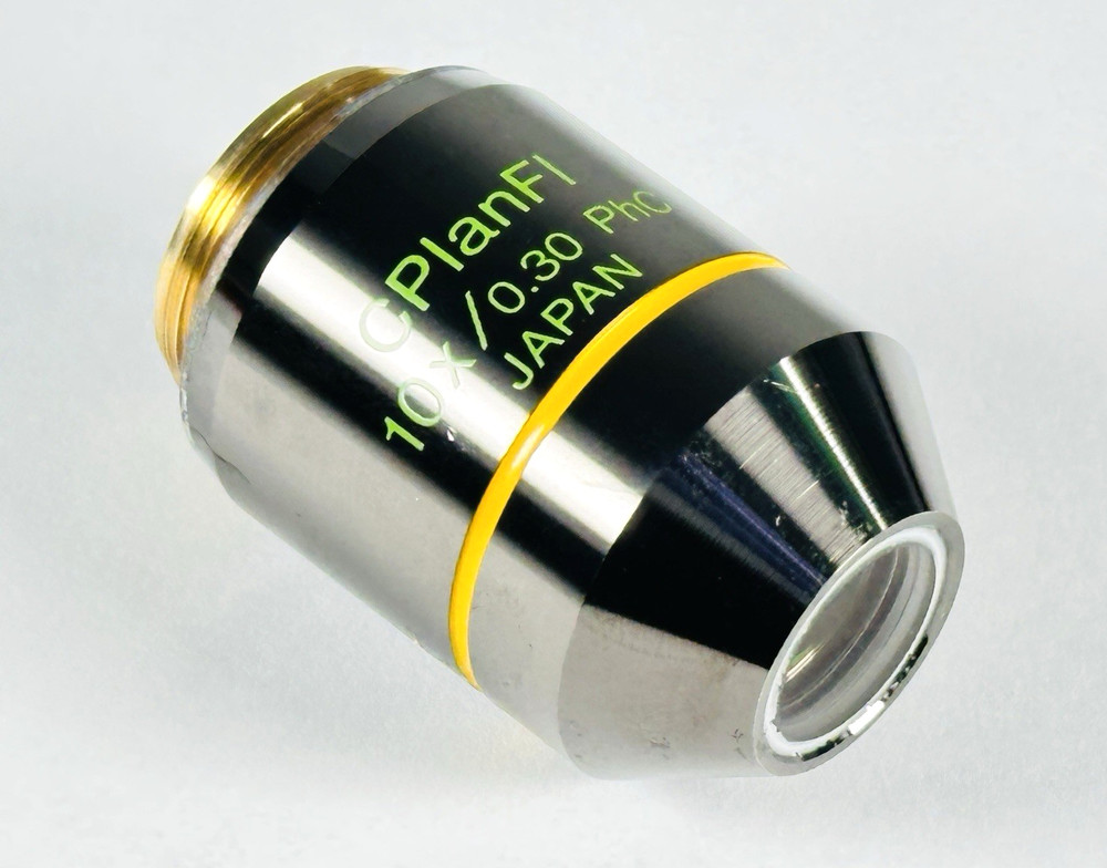 Olympus CPlanFl 10x/0.30 PhC Infinity Microscope Objective Phase Contrast
