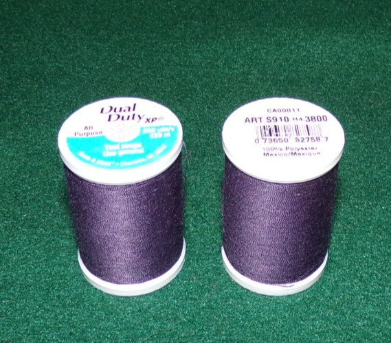 Dual Duty All Purpose Polyester Thread, 250 yards, Eggplant (3800)