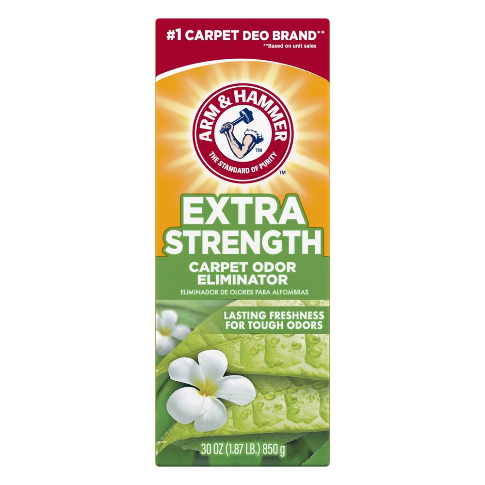 (3 pack) Extra Strength Carpet Odor Eliminator Powder, Fresh Scent, 30 oz
