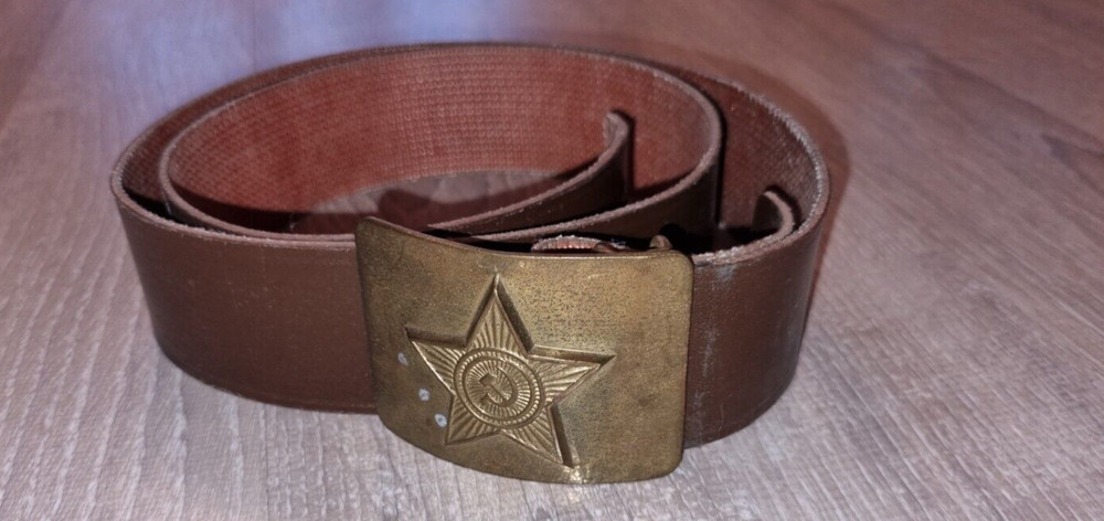 USSR army soldier belt