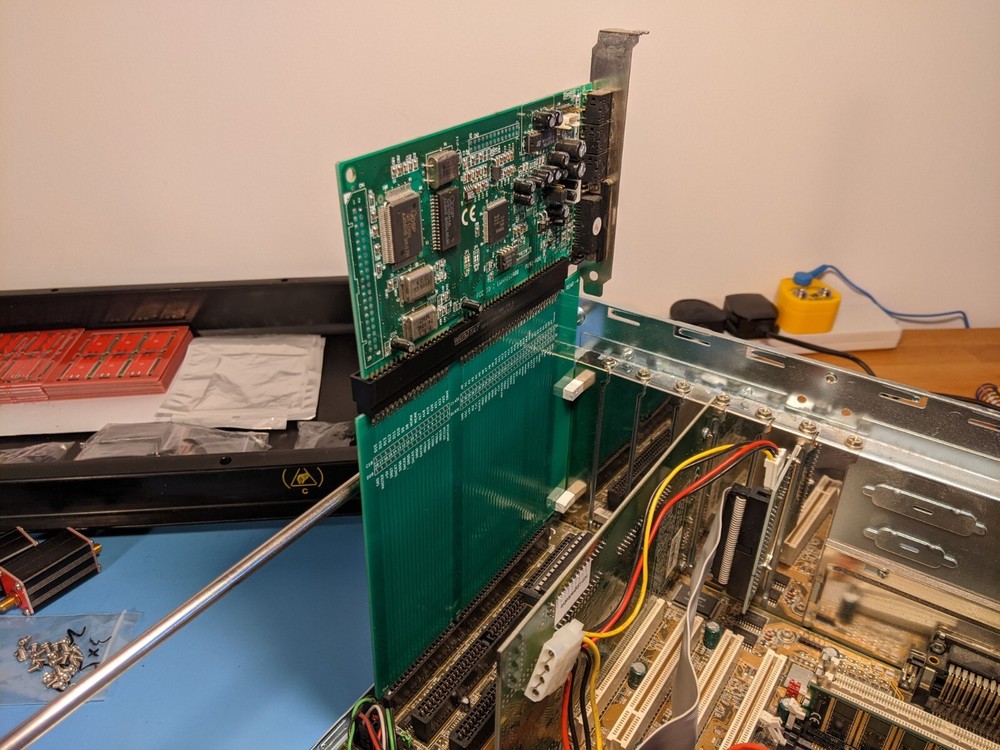 IBM PC AT 16-bit ISA Bus Prototyping Extender Riser Card PCB FR4 edge connector
