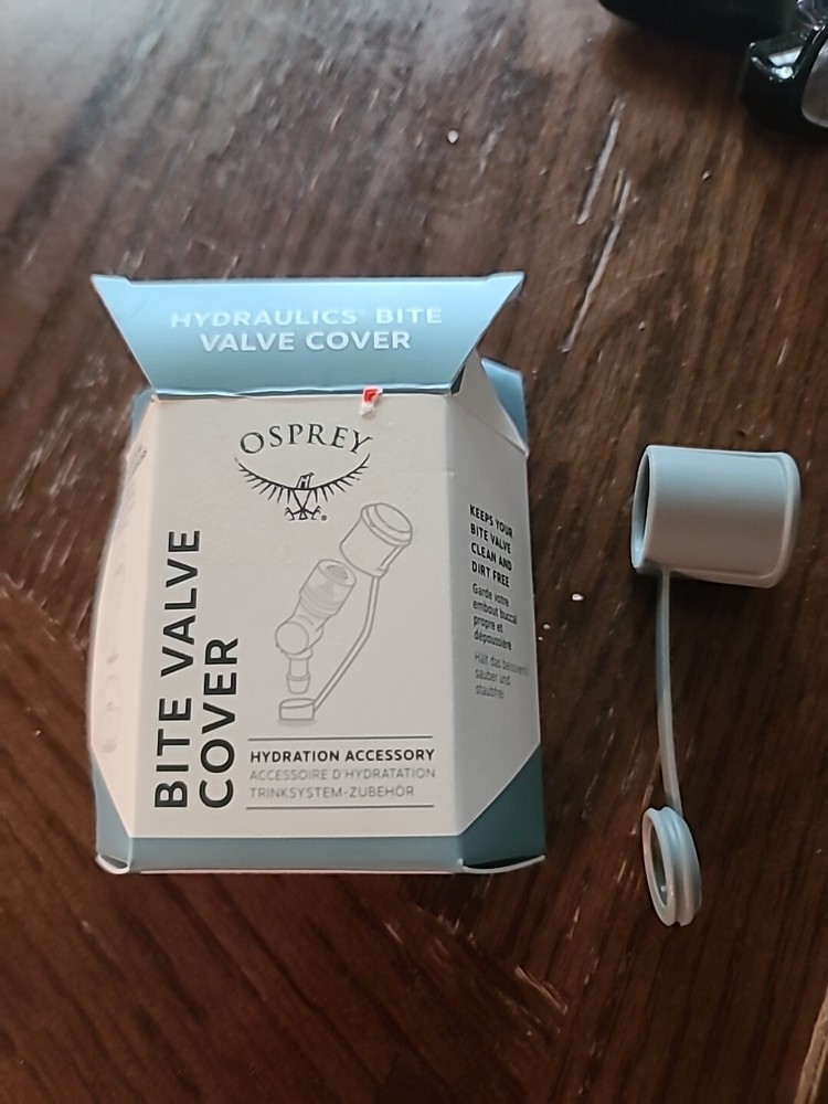 Osprey Replacement Bite Valves Cover. Set Of 2. Grey Hydration Accessory