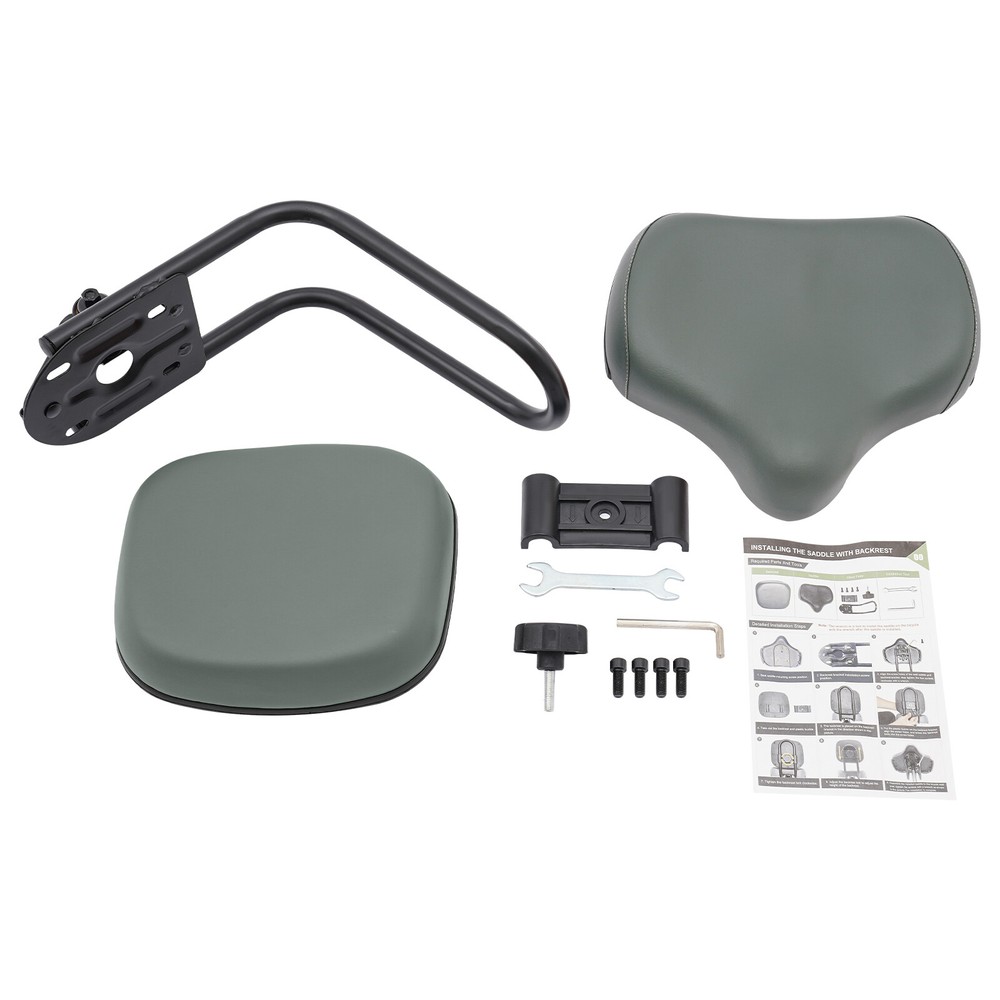 Tricycle Comfort Seat with Adjustable Backrest for Enhanced Riding Experience