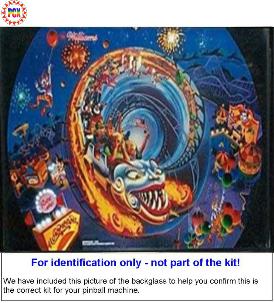 1991 Williams Hurricane Pinball Rubber Ring Kit