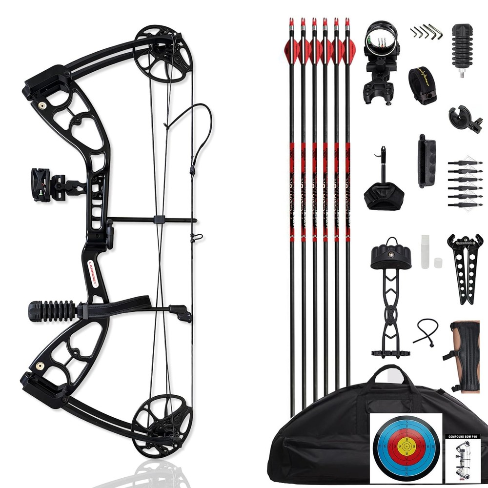 Lanneret Compound Bow and Archery Sets - Right Hand Archery Compound Bows 30-...