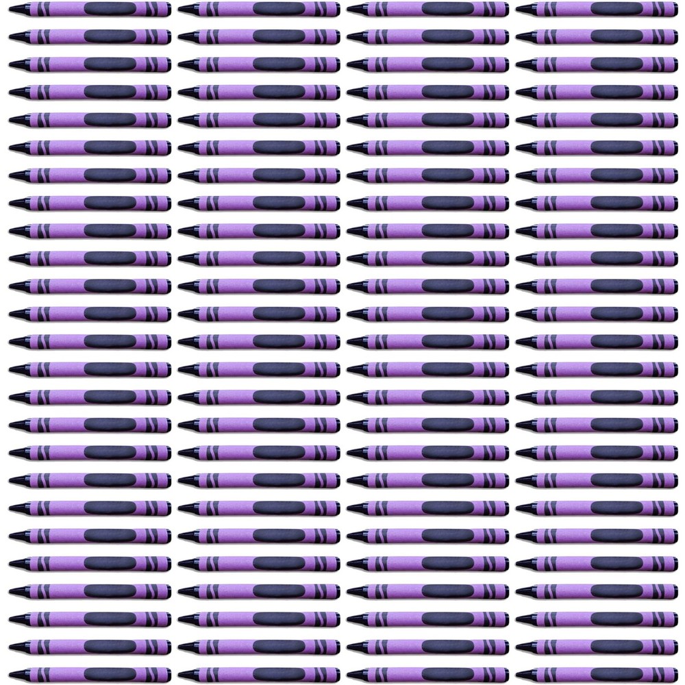 Violet (Purple) Crayon Bulk Value Pack | 100 Count
