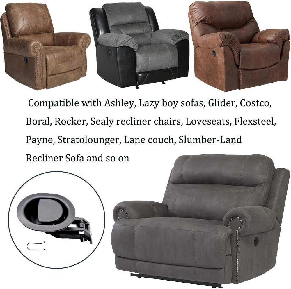 Universal Heavy-Duty Metal Sofa Chair Recliner Release Pull Handle Replacement P