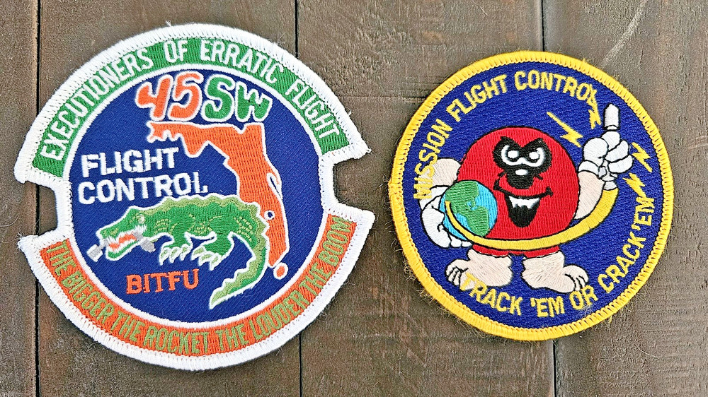 USAF MFCO Crew Patch Lot (2) 45th Space Wing Flight Control Range Safety c.2005