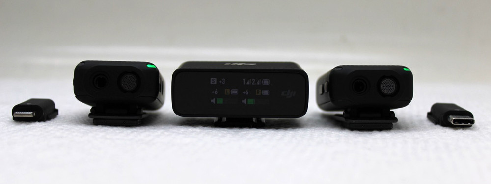 DJI Mic Dual-Transmitter Compact Digital Wireless Microphone Recorder ASB01