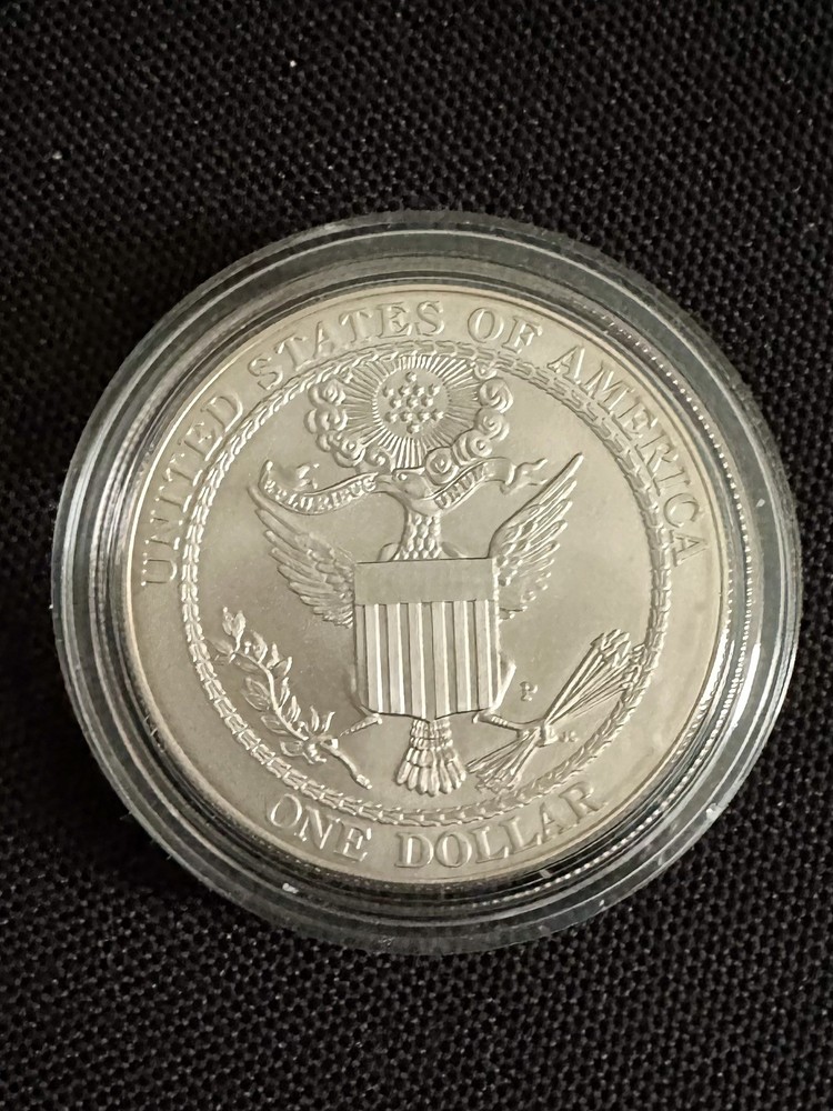 2008 Bald Eagle Silver Dollar – Uncirculated US Mint Coin with Box & COA